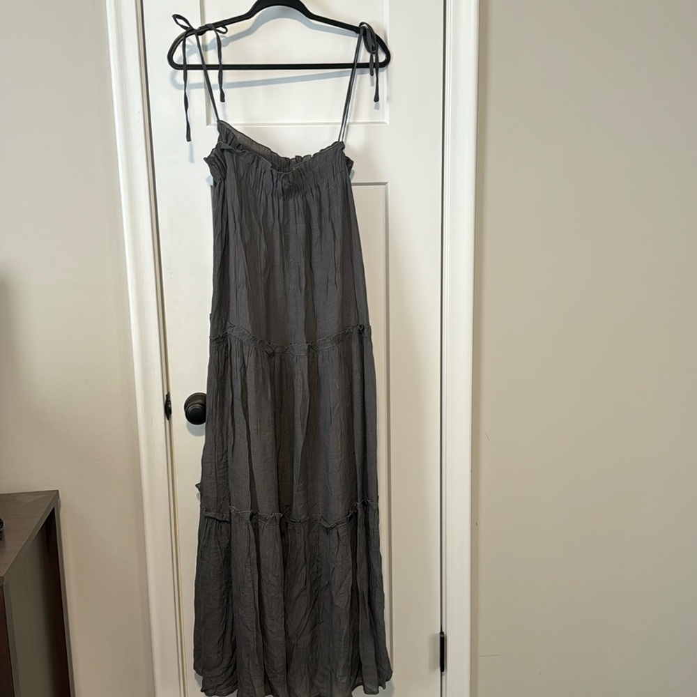 &Merci Grey Maxi Dress